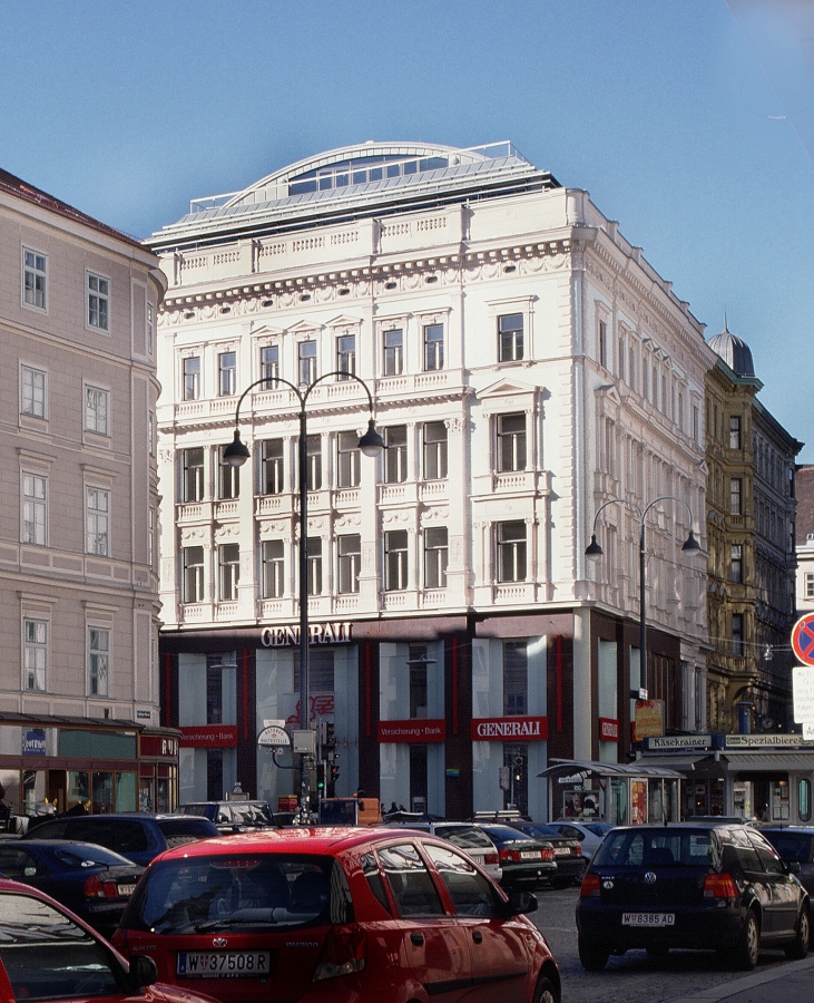 GMMK , Foto: Elisabeth Mayr-Keber , Gert M. MAYR-KEBER ZT-GmbH. Dachausbau Wipplingerstrasse 2003-2004