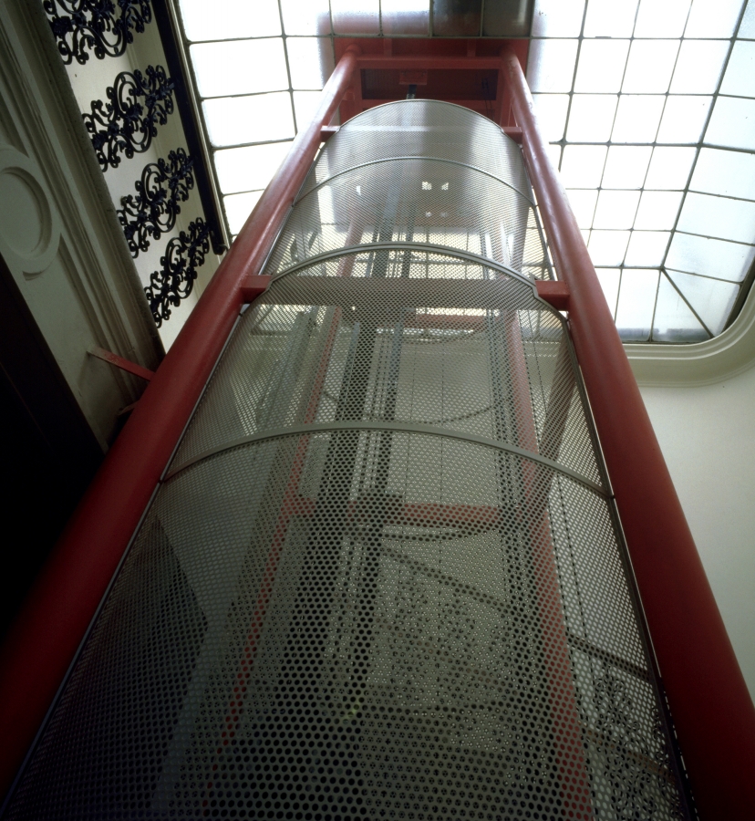 GMMK , Gert M. MAYR-KEBER ZT-GmbH. Lifteinbau Währingerstrasse, 1986-1987